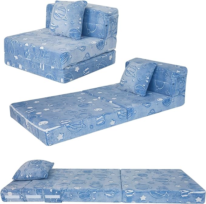 Convertible Kids Foldable Floor Mattress