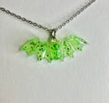 Handmade Resin Bat Pendant Necklaces