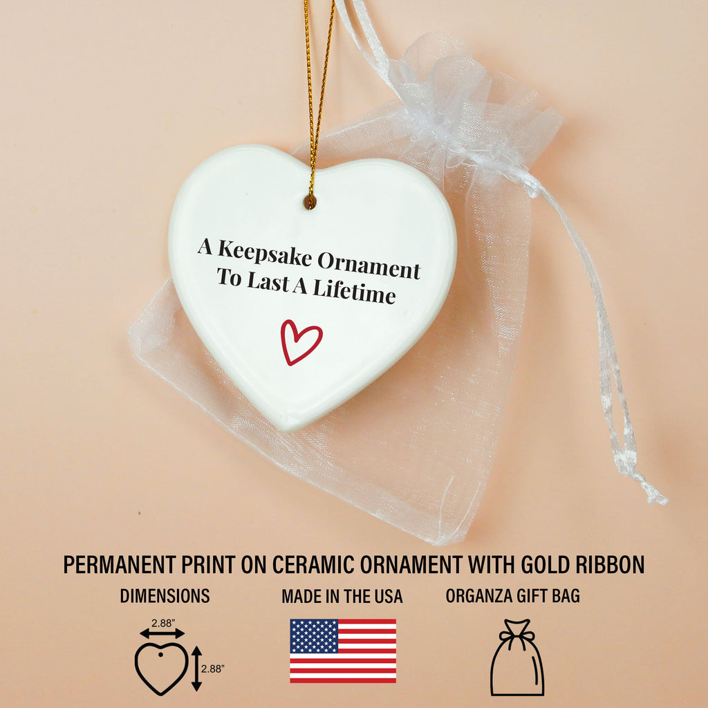 Sympathy Ornaments - Because Someone We Love Is In Heaven
