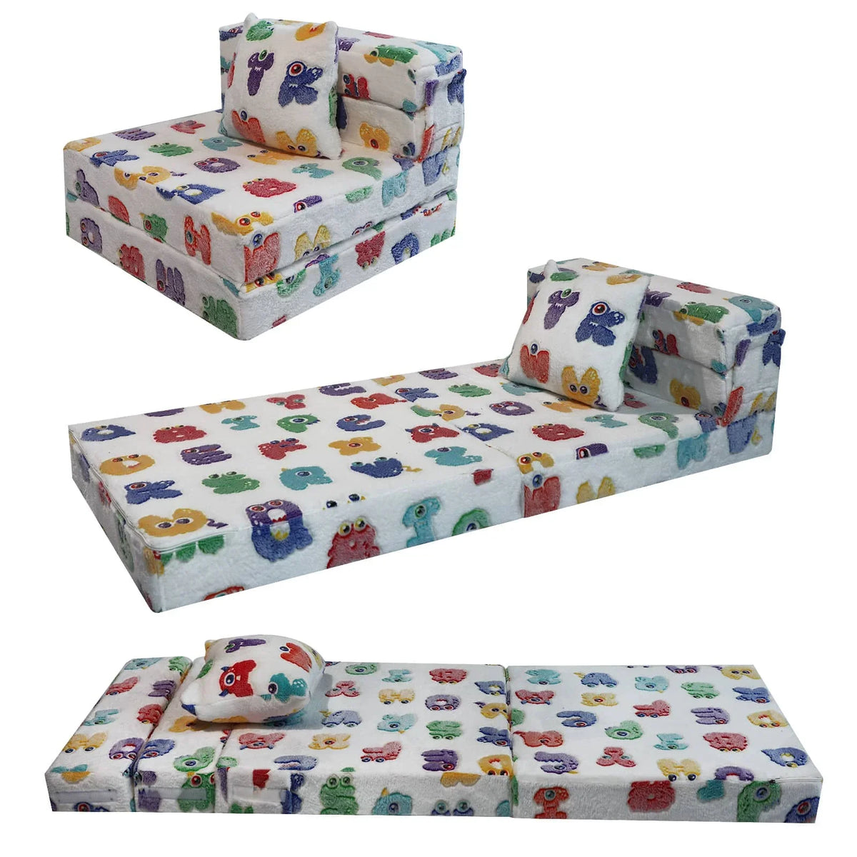 Convertible Kids Foldable Floor Mattress